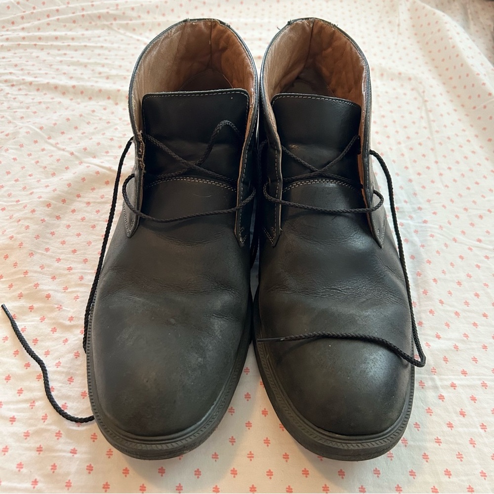 Black Leather Bass Shoes